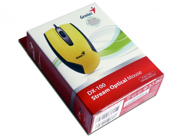genius dx-100 stream optical mouse - verpackung quer
