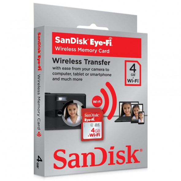 SanDisk Eye-Fi Wireless SDHC 4GB - Verpackung