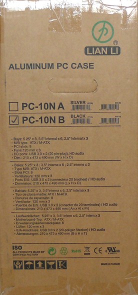 Lian Li PC-10N - Karton 2