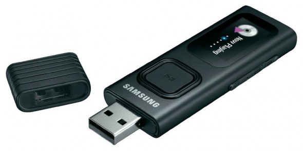 Samsung YP-U7 4GB MP3-Player - USB-Anschluss