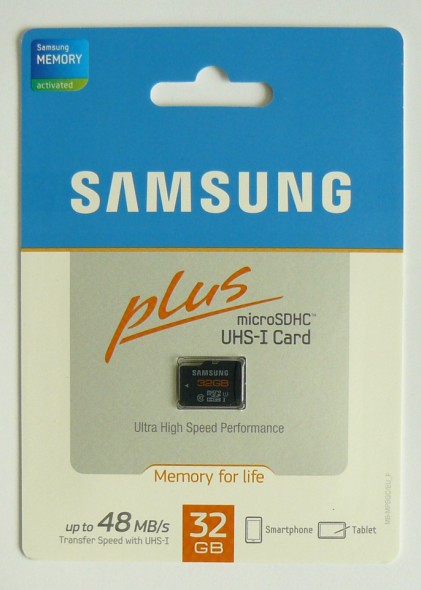 Samsung microSDHC Plus 32GB Class10  - MB-MPBGC - 01