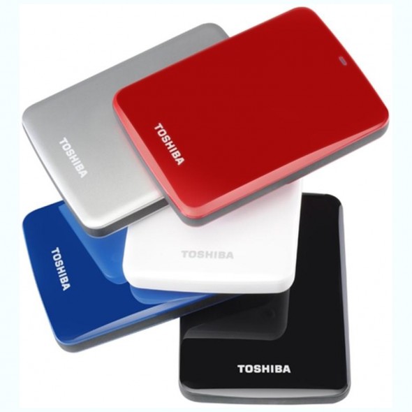 Toshiba STOR.E Canvio 1TByte USB3.0 - Farben weiß schwarz silber blau rot