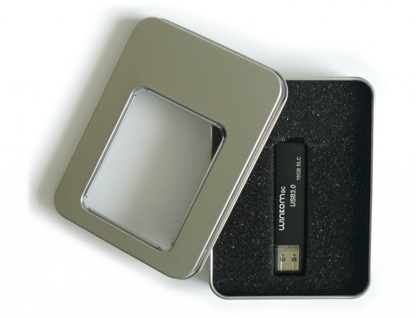 Winkom Pendrive SLC 16GB 32GB USB3.0 Speichersticks - Metall Box 2