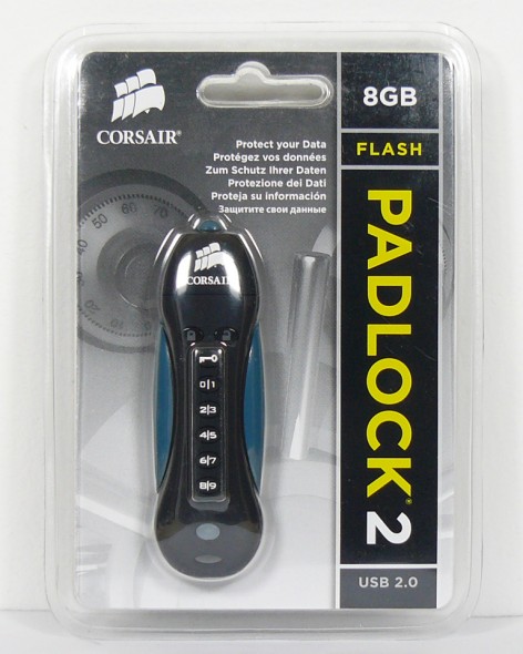 Corsair Flash Padlock II - USB2.0 - Verpackung 1