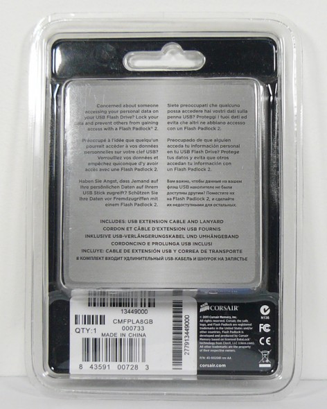 Corsair Flash Padlock II - USB2.0 - Verpackung 2
