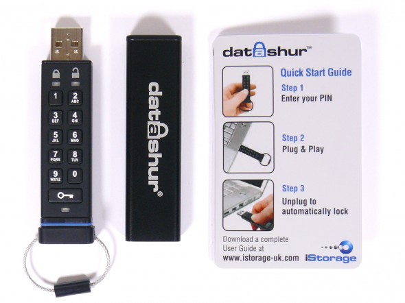 iStorage datAshur Secure USB Flash Drive - Lieferumfang
