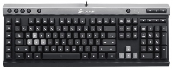 Corsair Raptor K40 – Beleuchtete Tastatur mit 16,8 Mio. Farben