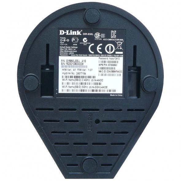 D-Link Wireless AC1200 Dual Band Gigabit Router . DIR-850L - Boden