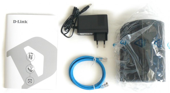 D-Link Wireless AC1200 Dual Band Gigabit Router . DIR-850L - Lieferumfang