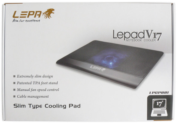 Lepa Lepad V17 Notebook Cooler- LPCP001 - Verpackung 1