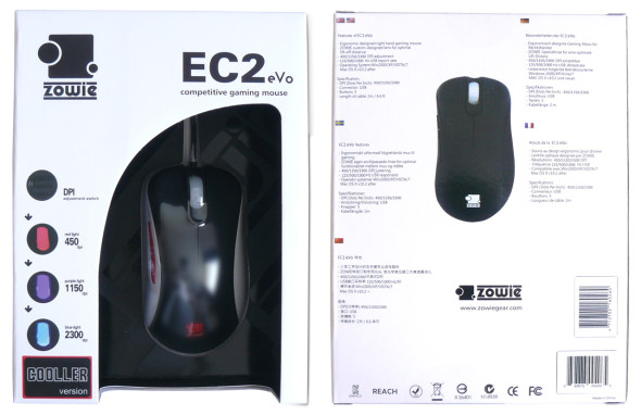 Zowie EC2 eVo CL competitive gaming mouse - Verpackung