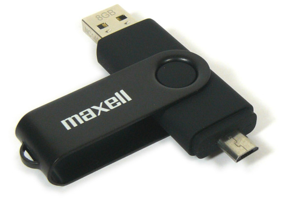 Maxell Dual-USB - USB-Stick 8GB - Bild 1