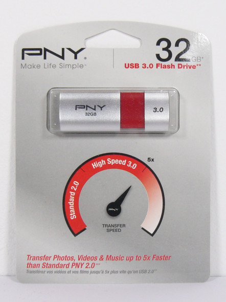 3DTester.de - PNY USB 3.0 Flash Drive 32GB - Verpackung 01