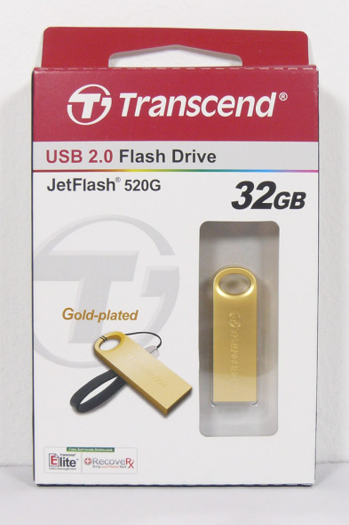 Transcend JetFlash 520G - USB 2.0 Flash Drive - 32 GByte - Lieferumfang 01