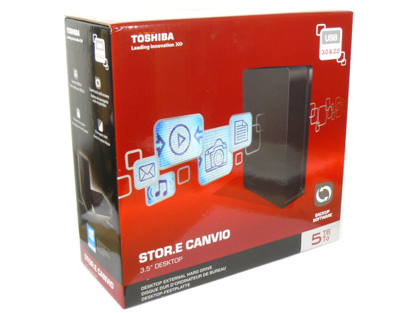 3DTester.de - Toshiba Canvio Desk 5TB externe 3,5 Festplatte - Lieferumfang 03