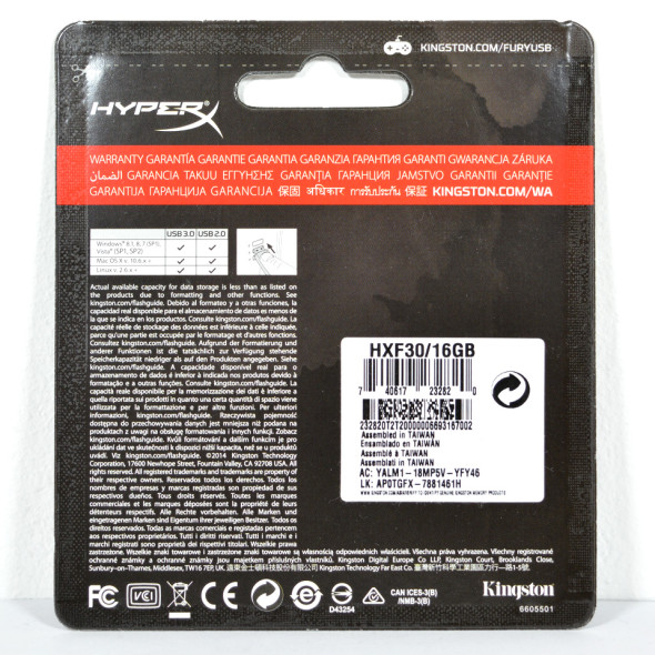 3DTester.de - Kingston HyperX Fury 16GB USB-Stick - Bild02