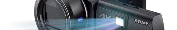 Sony: 4K-Camcorder mit integriertem Beamer