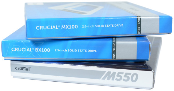 3DTester.de - Crucial Budget SSD - MX100 BX100 M550 - Bild 2