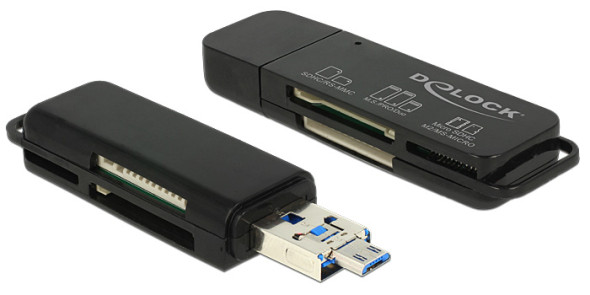 3DTester.de - DeLock OTG-Card-Reader USB3.0 Micro-USB - 1